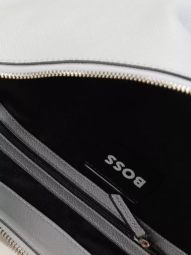 BOSS | Ledertasche - Hobo Bag ALYCE Medium | schwarz