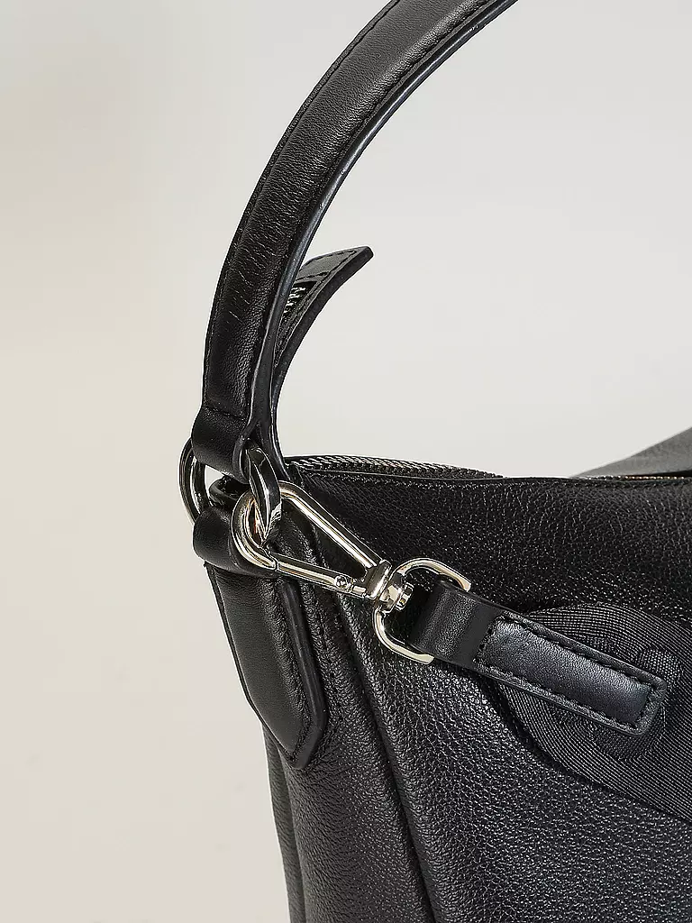BOSS | Ledertasche - Hobo Bag ALYCE Medium | weiss