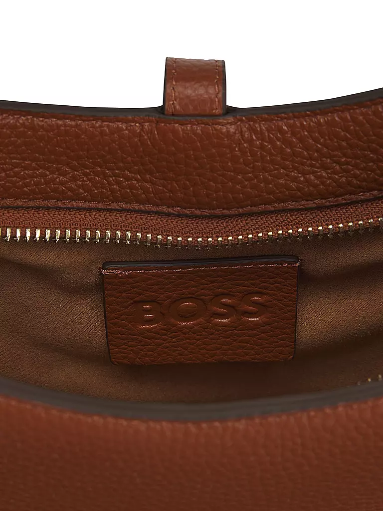 BOSS | Ledertasche - Hobo Bag LIDNEY | braun