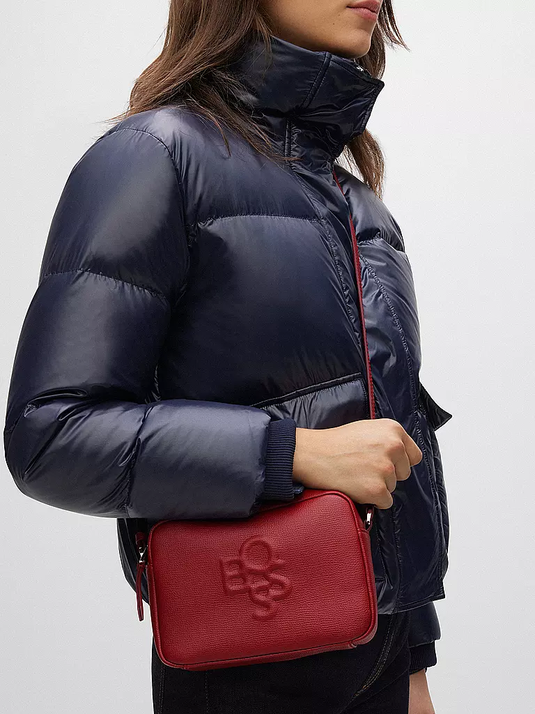 BOSS | Ledertasche - Mini Bag CELIA | rot