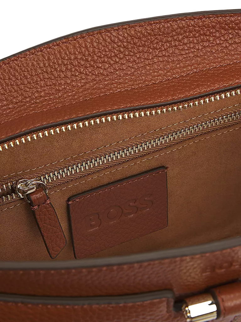 BOSS | Ledertasche - Mini Bag LIDNEY | braun