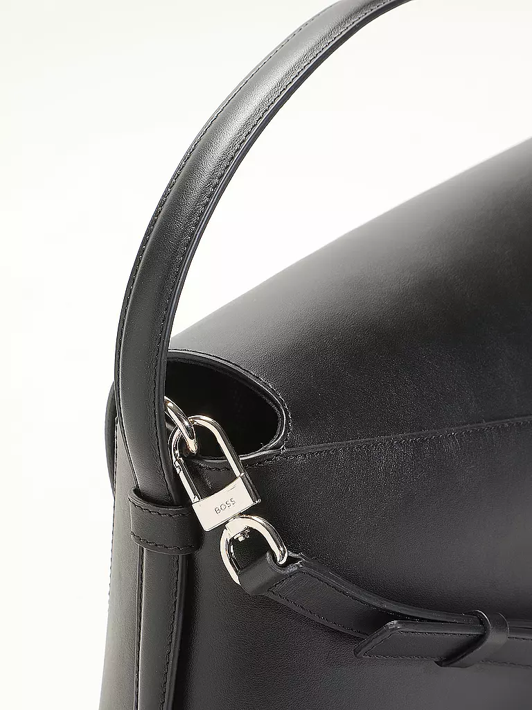 BOSS | Ledertasche - Umhängetasche PETRAH | schwarz