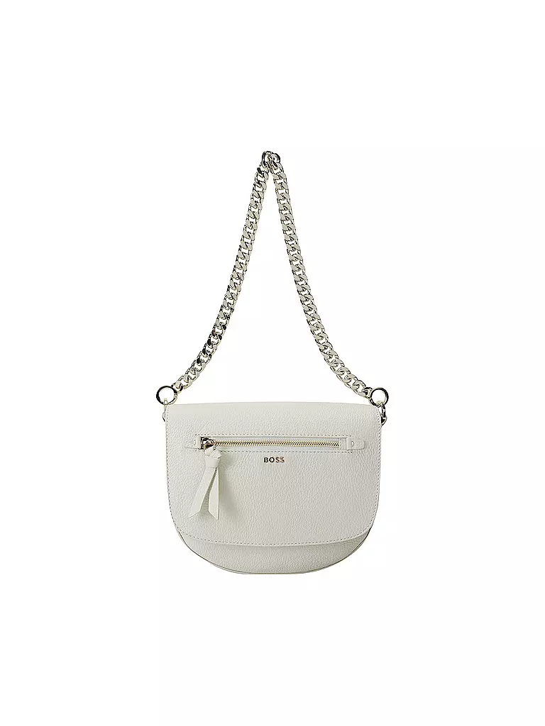 BOSS | Ledertasche - Umhängetasche SOPHIE | weiß