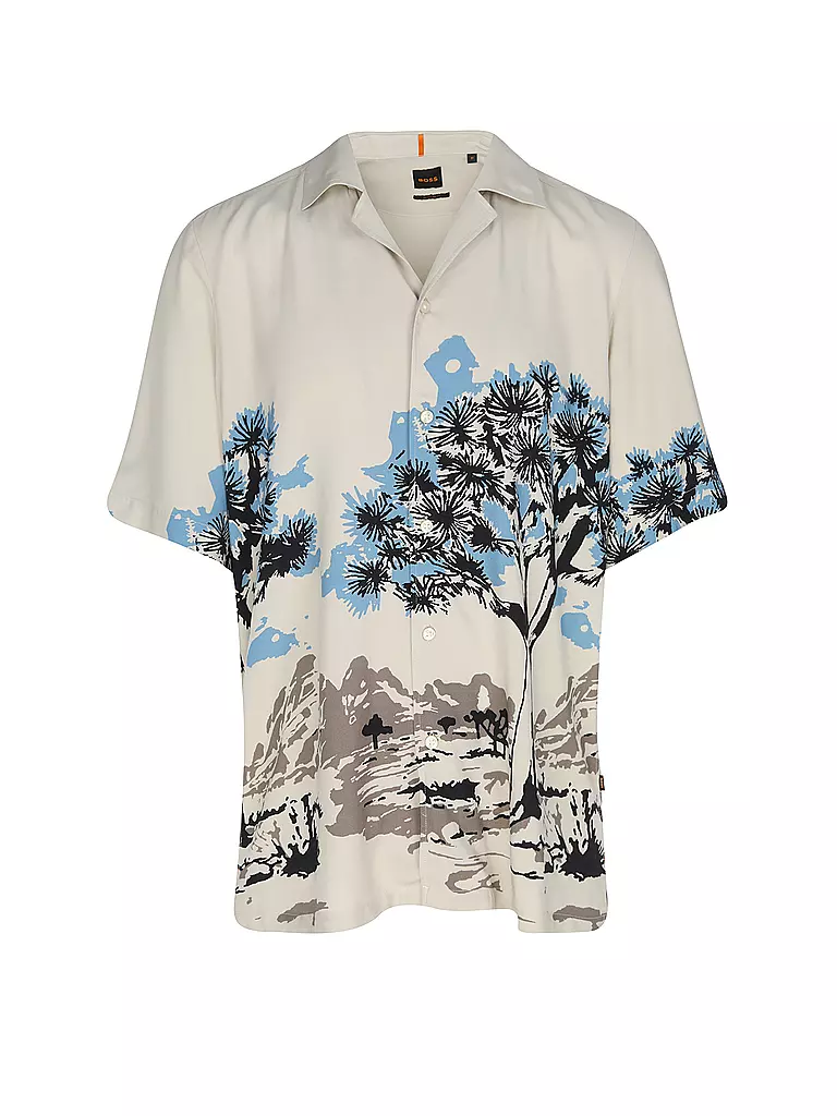 BOSS | Leinenhemd Regular Fit RAYER | beige
