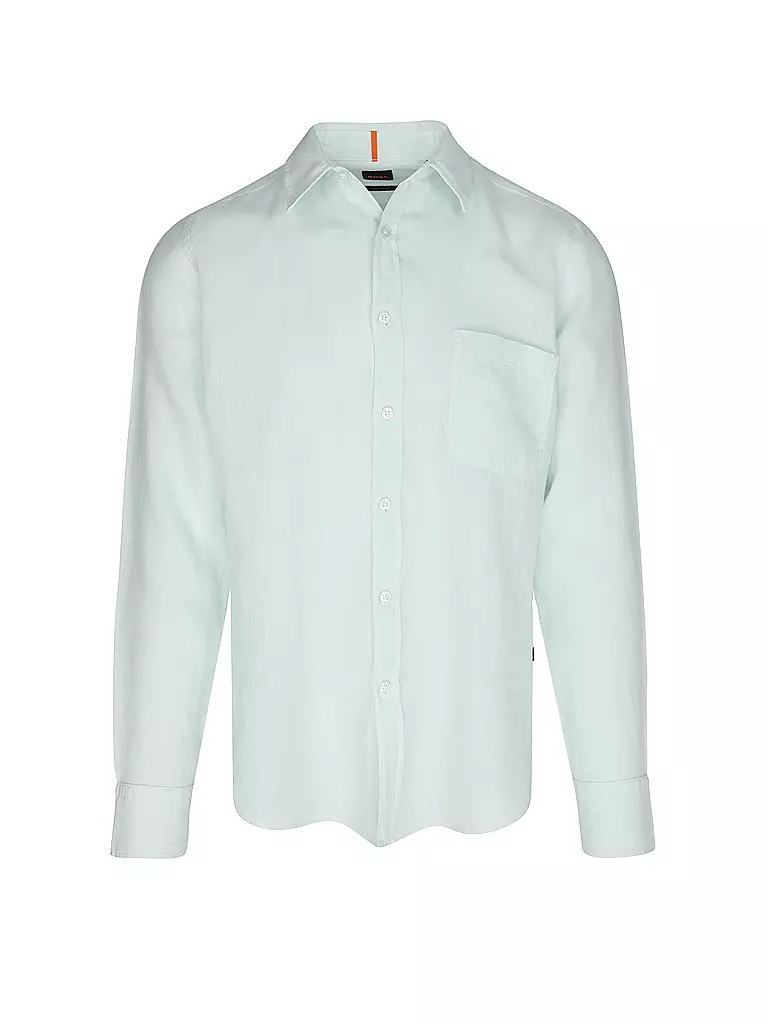 BOSS | Leinenhemd Regular Fit RELEGANT | mint