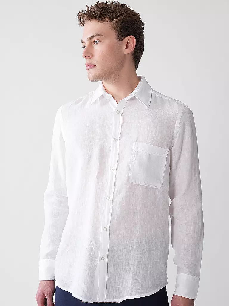 BOSS | Leinenhemd Regular Fit RELEGANT | schwarz