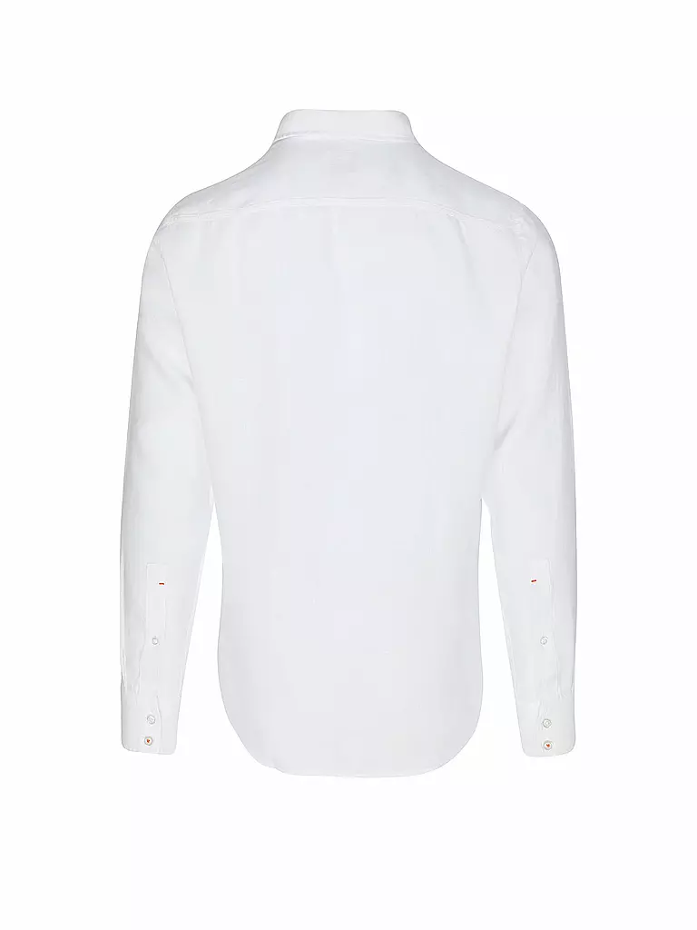 BOSS | Leinenhemd Regular Fit RELEGANT | schwarz