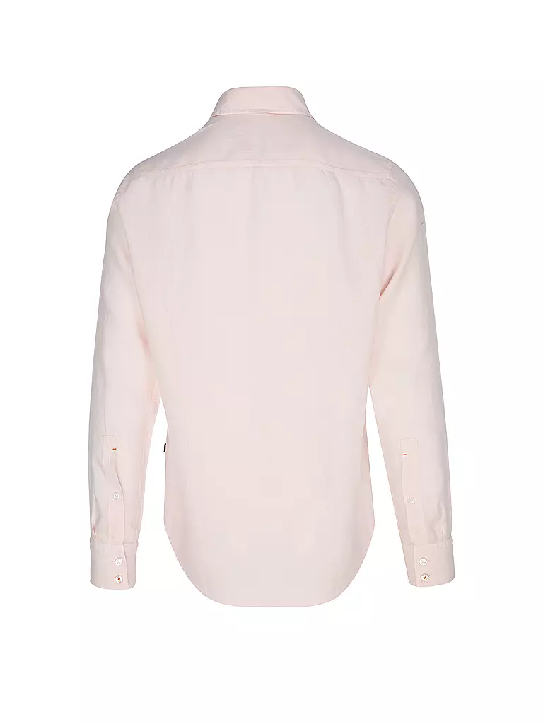 BOSS | Leinenhemd Regular Fit RELEGANT | schwarz