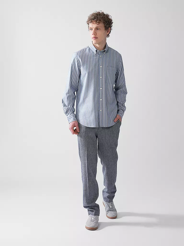 BOSS | Leinenhose KANE | dunkelblau