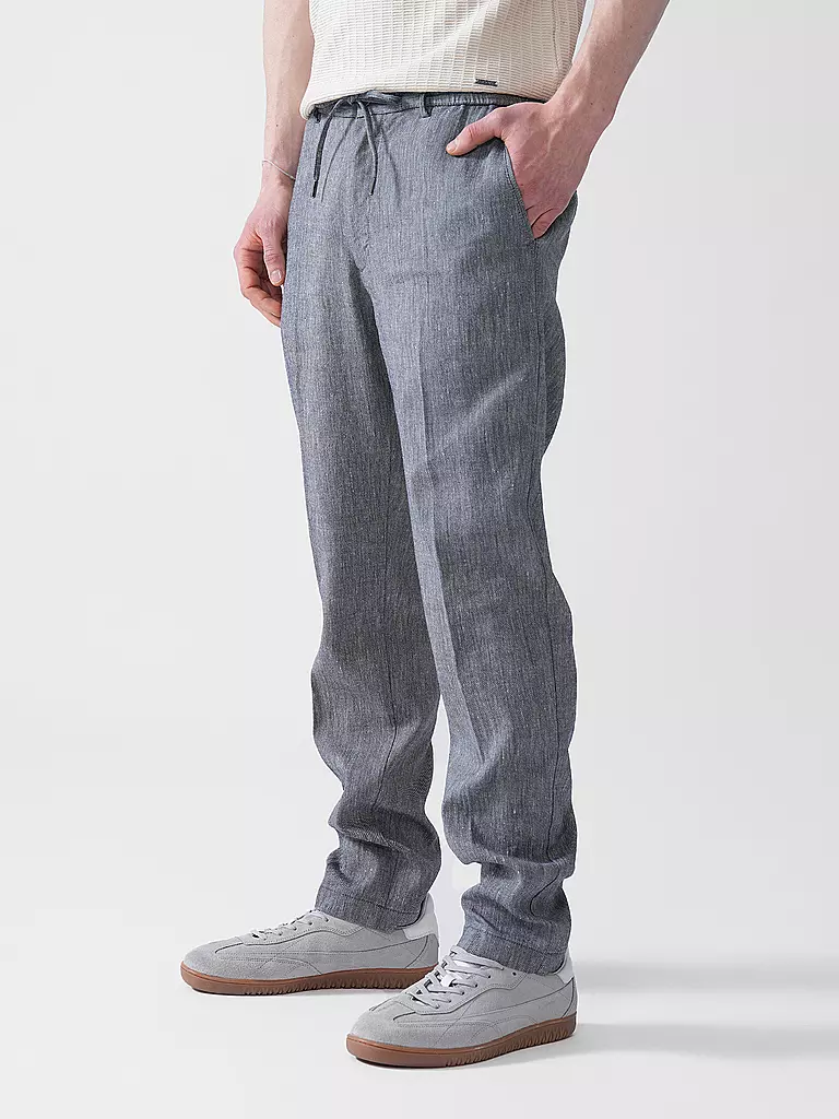 BOSS | Leinenhose KANE | dunkelblau