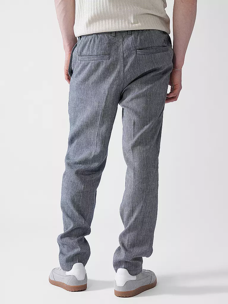 BOSS | Leinenhose KANE | dunkelblau
