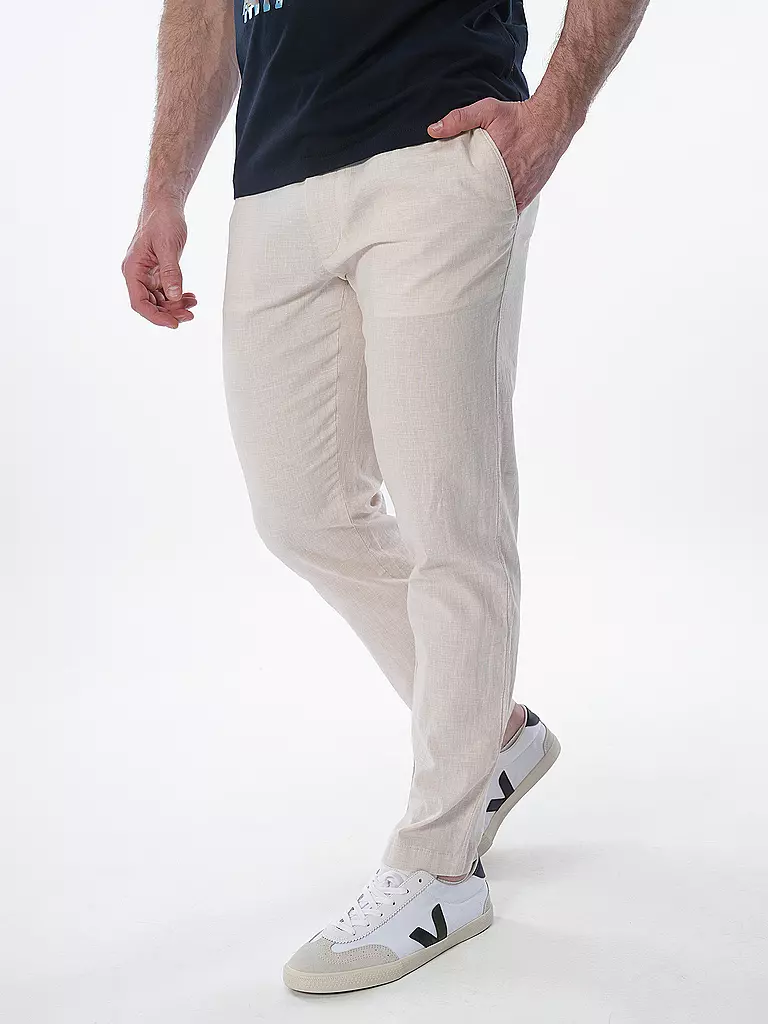 BOSS | Leinenhose KANE-DS | beige