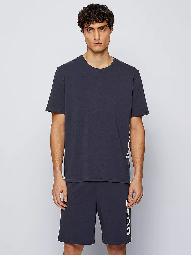 BOSS | Loungeshirt Regular Fit | blau