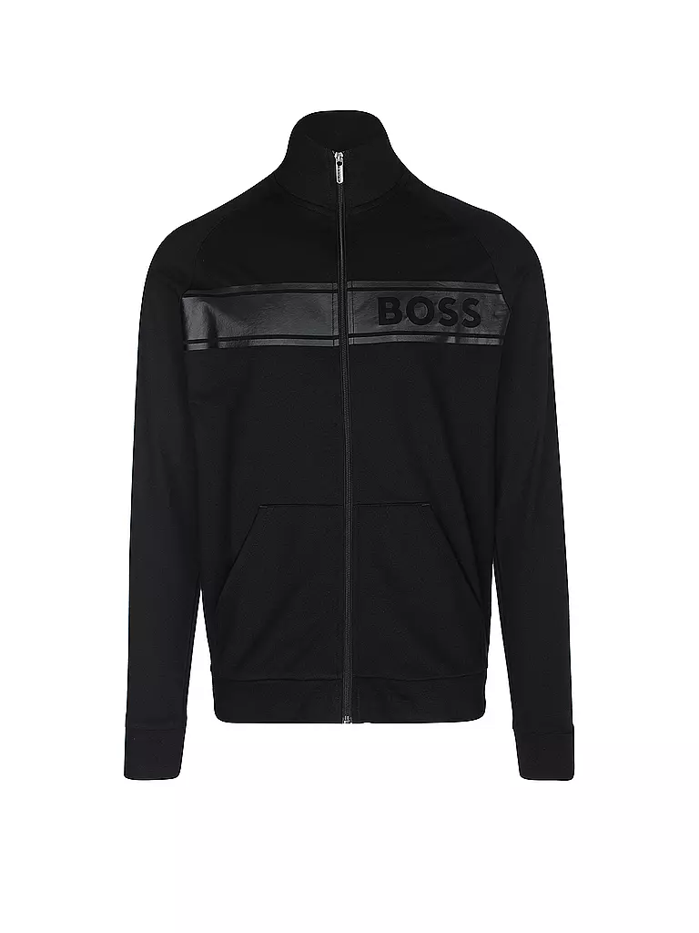 BOSS | Loungewear Jacke   | schwarz