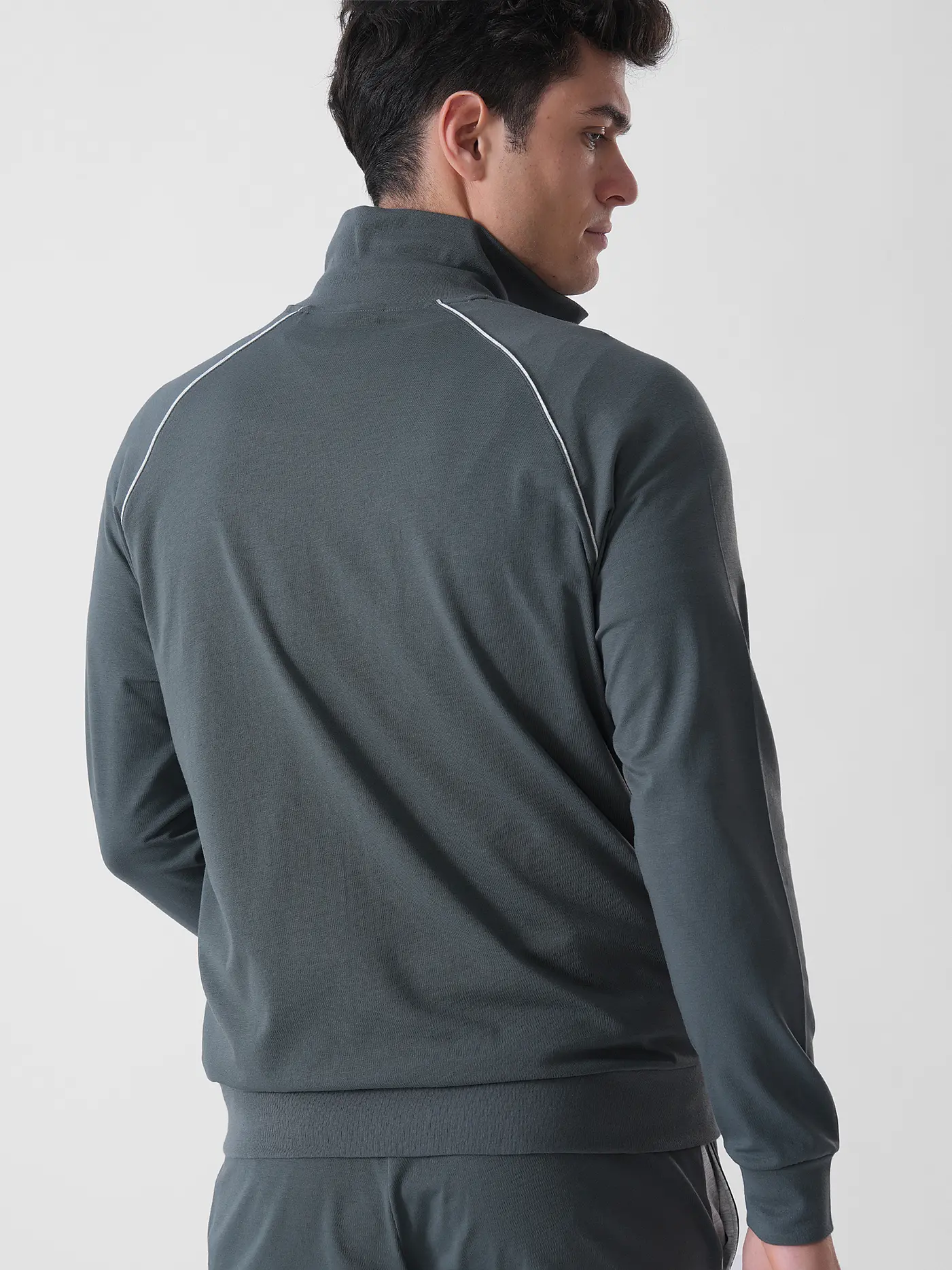BOSS | Loungewear Jacke  | dunkelgrün