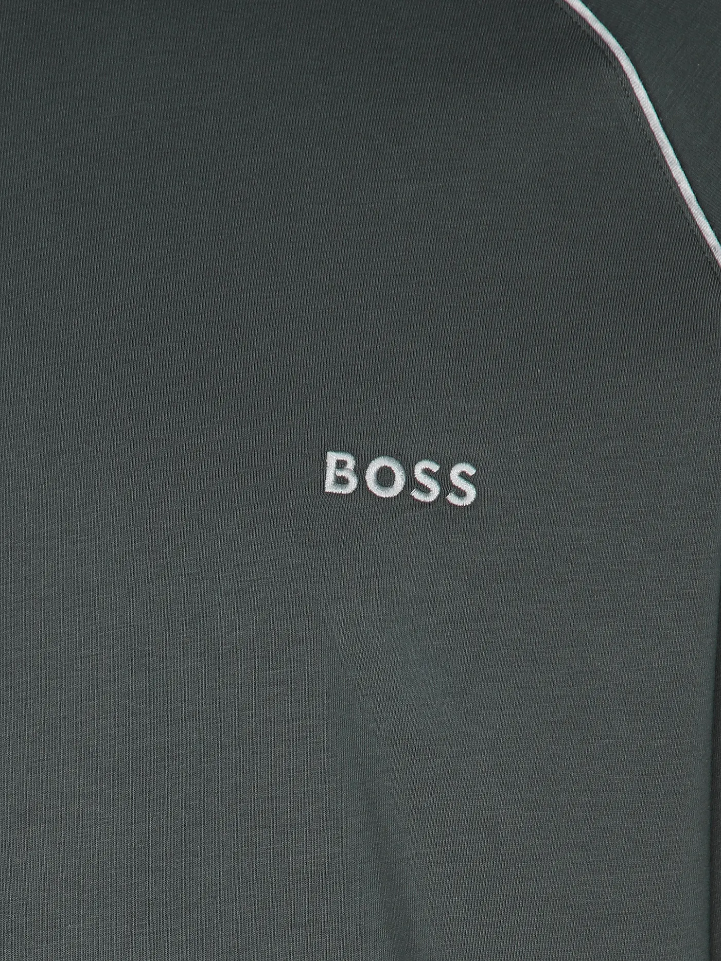 BOSS | Loungewear Jacke  | dunkelgrün