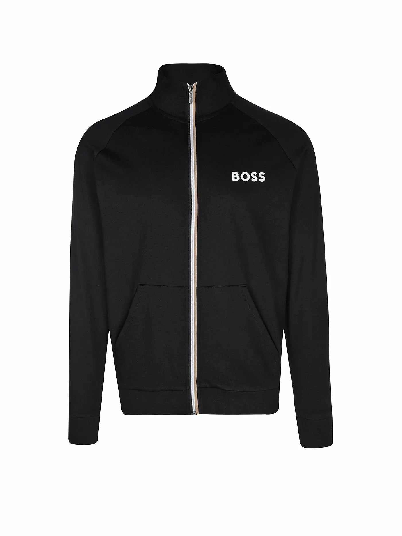 BOSS | Loungewear Jacke  | schwarz