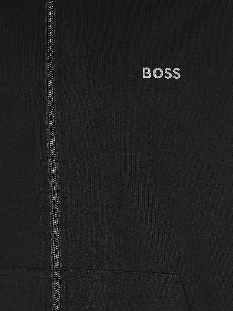 BOSS | Loungewear Jacke | schwarz