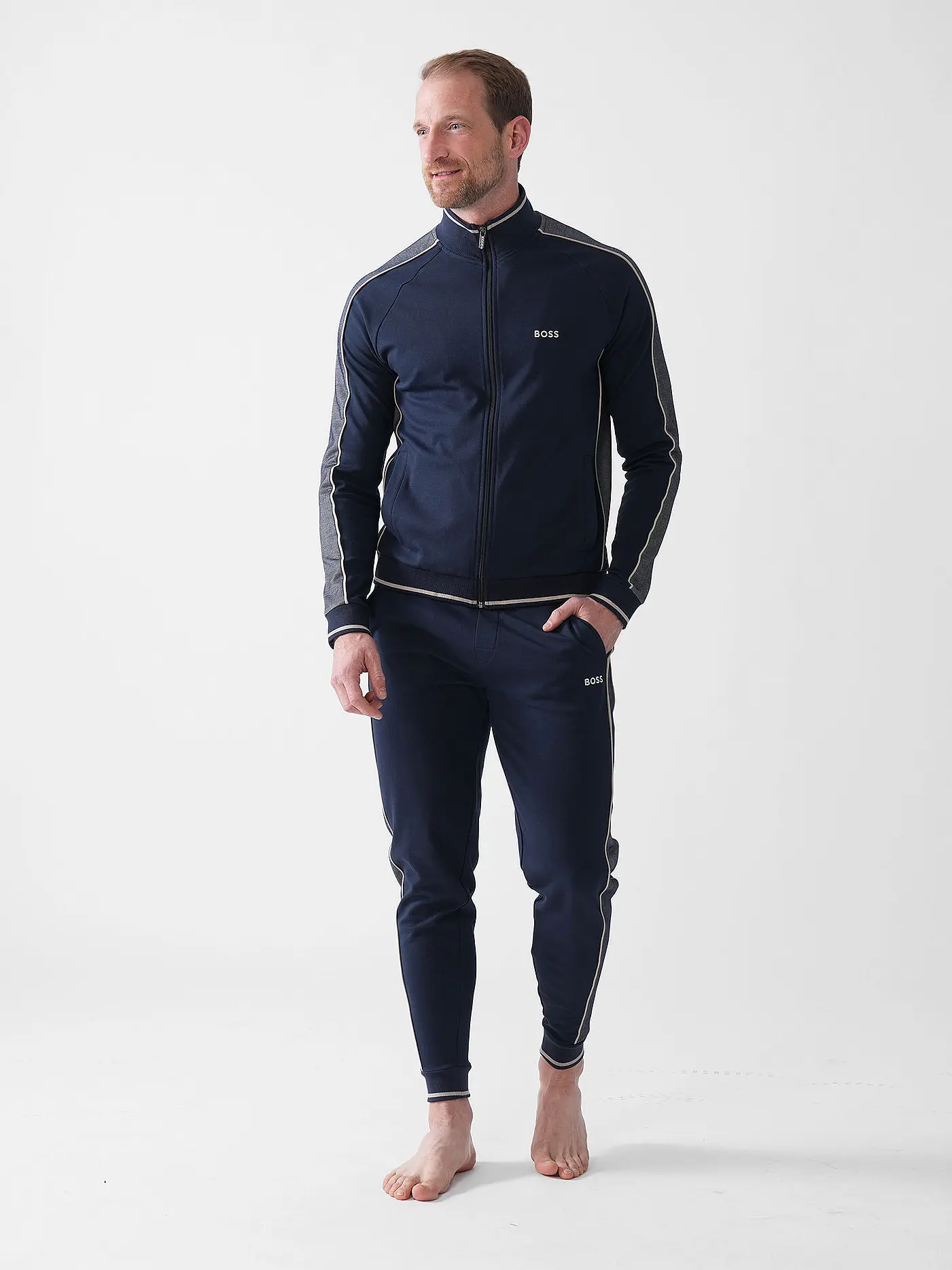 BOSS | Loungewear Sweater  | dunkelblau