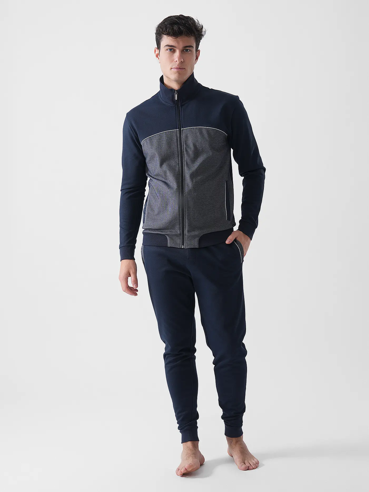 BOSS | Loungewear Sweater  | dunkelblau