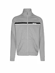 BOSS | Loungewear Sweatjacke | hellgrau