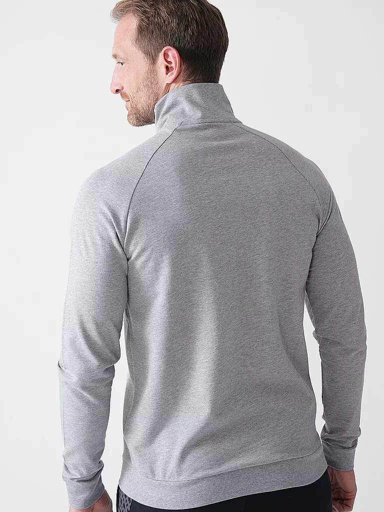 BOSS | Loungewear Sweatjacke | hellgrau