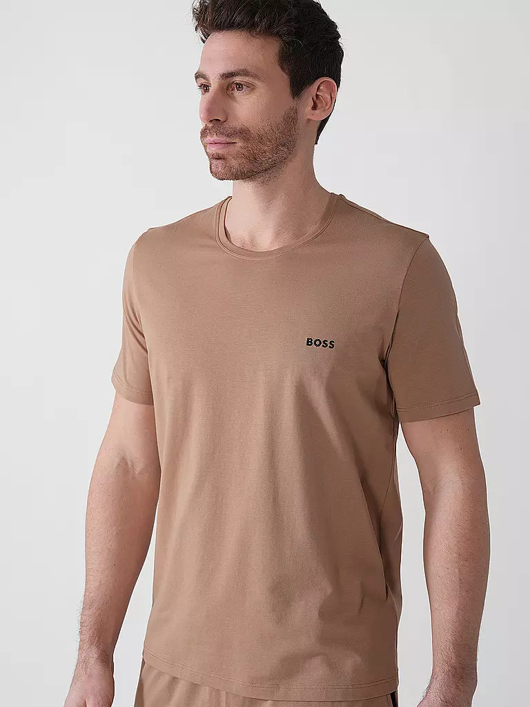 BOSS | Loungewear T-Shirt | hellbraun