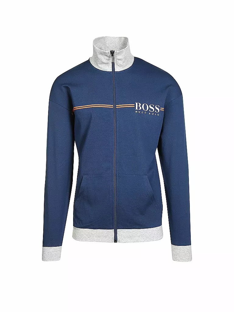 BOSS | Loungewear-Jacke | blau