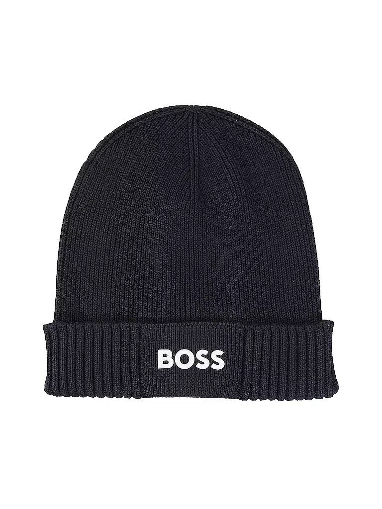 BOSS | Mütze - Haube  | dunkelblau