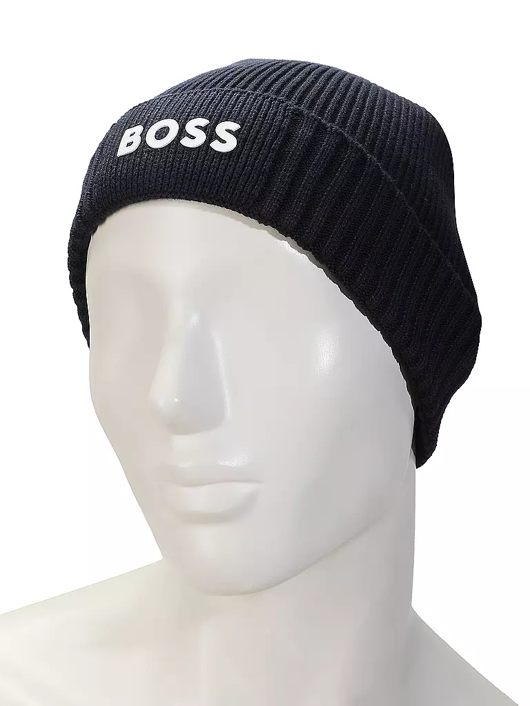 BOSS | Mütze - Haube  | dunkelblau