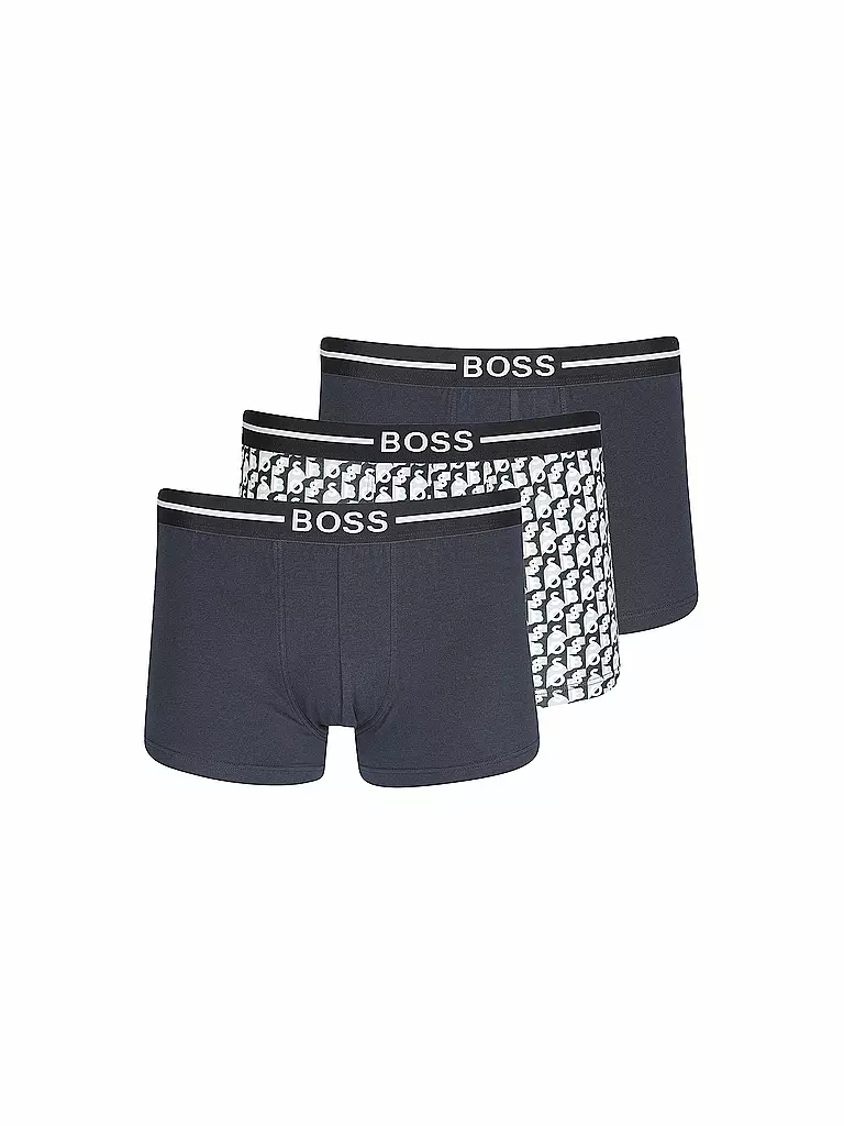 BOSS | Pants 3er Pkg. schwarz gemustert | schwarz