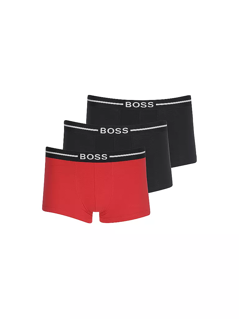 BOSS | Pants 3er Pkg. schwarz rot | schwarz