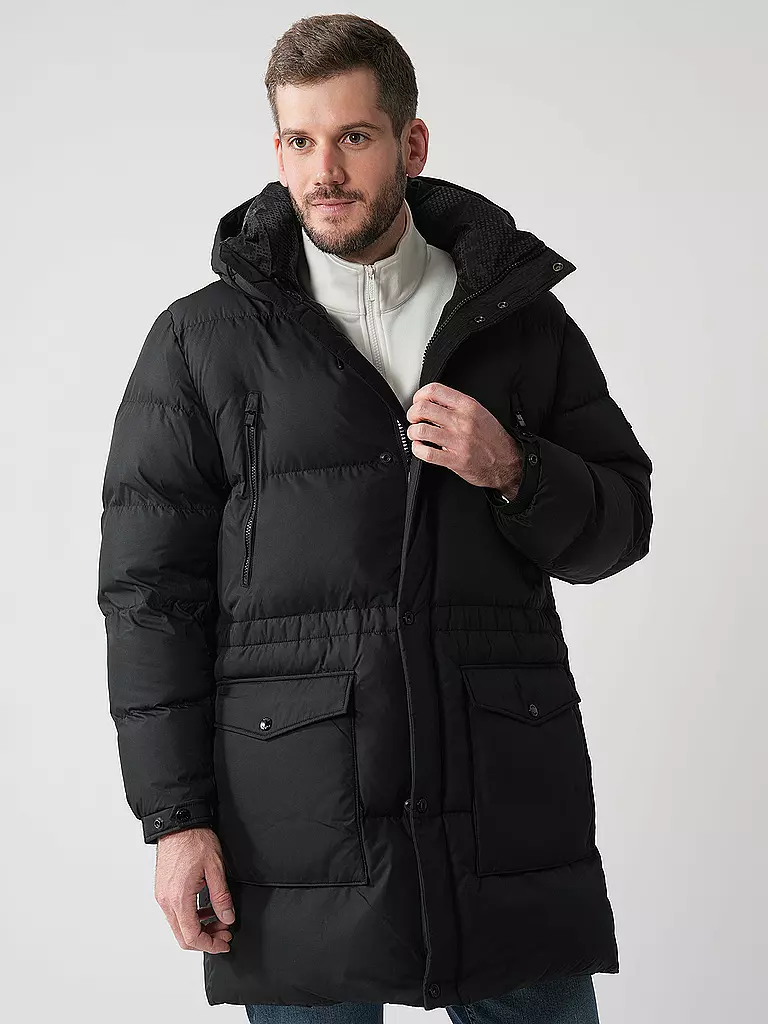 BOSS | Parka H-CONDOLO2 | schwarz