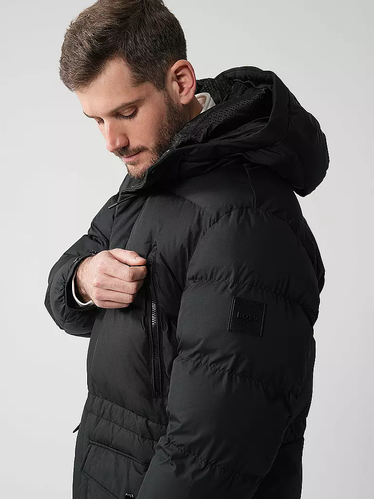BOSS | Parka H-CONDOLO2 | schwarz