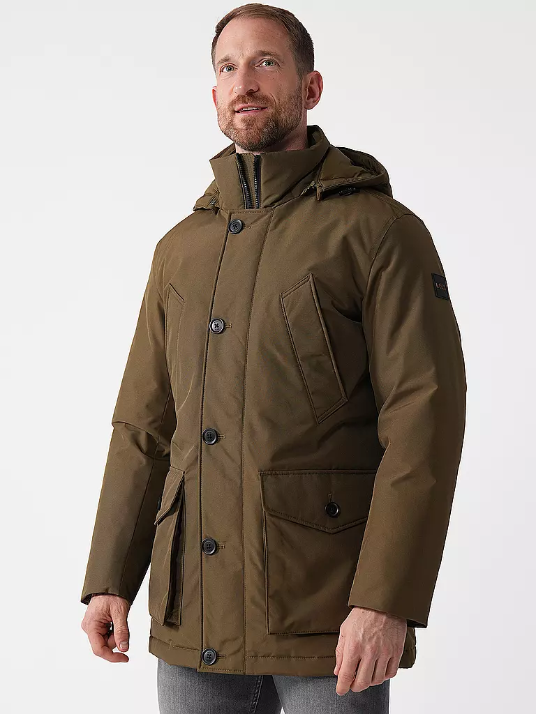 BOSS | Parka OSIASS | schwarz
