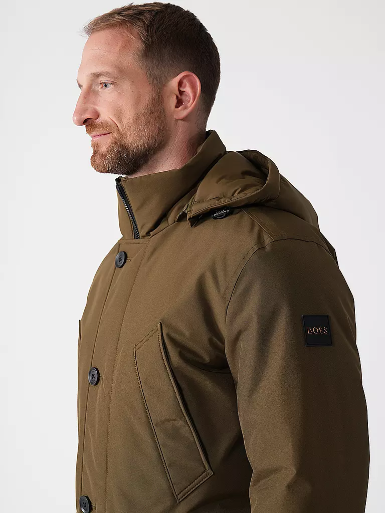 BOSS | Parka OSIASS | schwarz