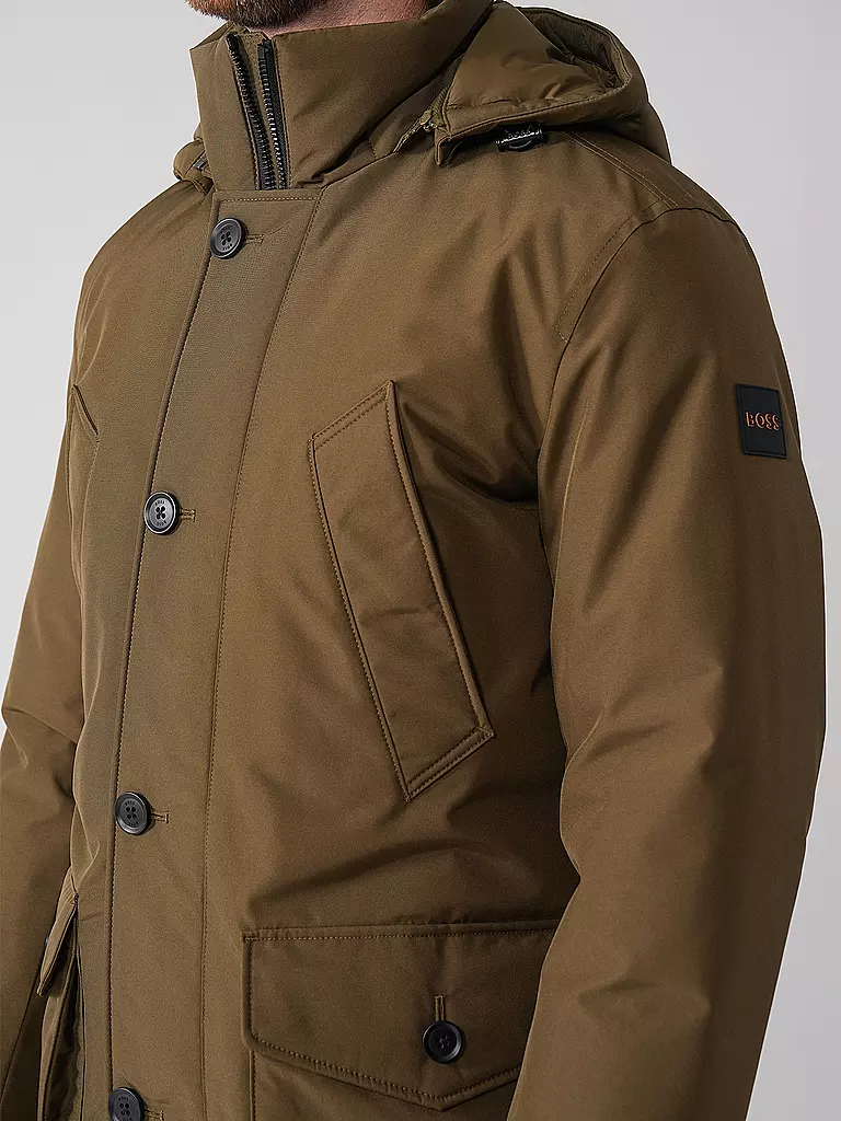 BOSS | Parka OSIASS | schwarz