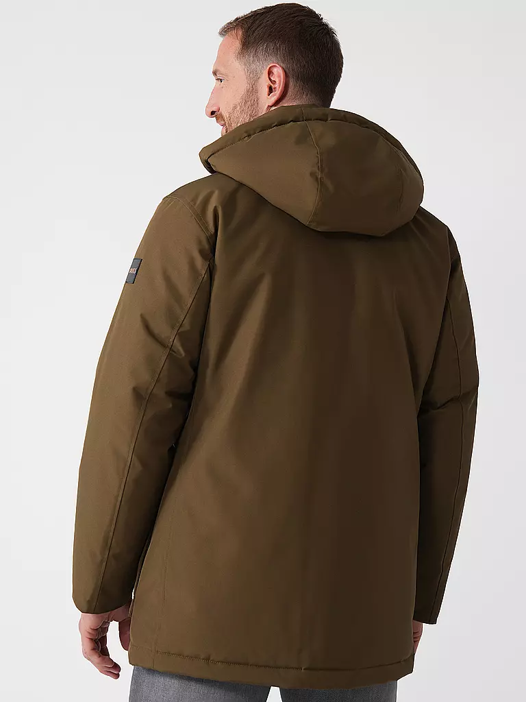 BOSS | Parka OSIASS | schwarz