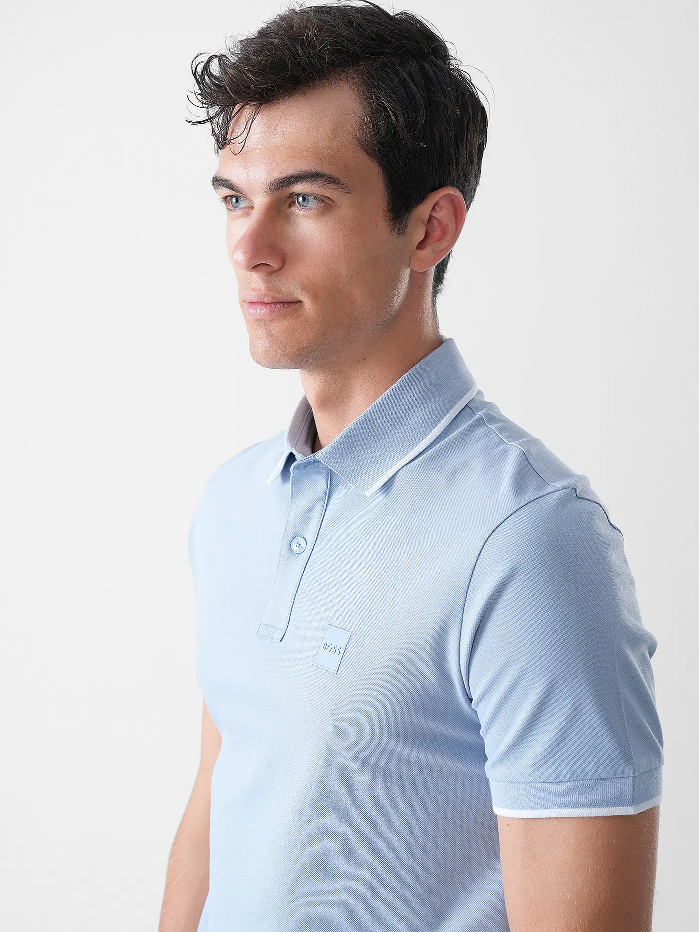 BOSS | Poloshirt  | hellblau