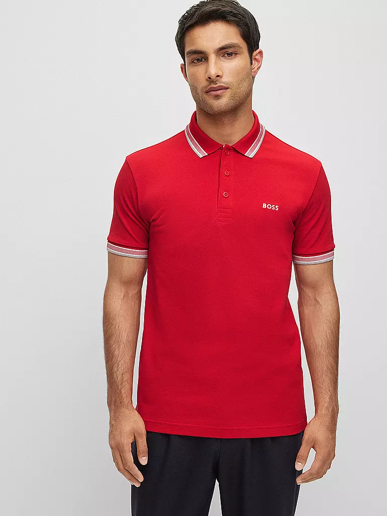 BOSS | Poloshirt Modern Fit PADDY | rot