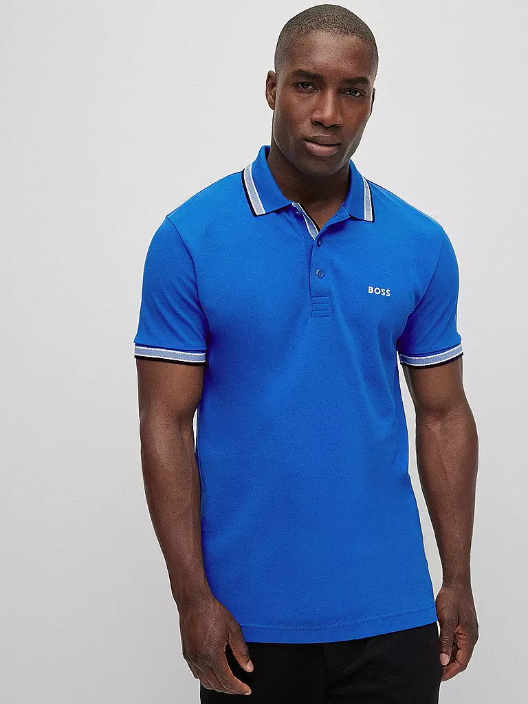 BOSS | Poloshirt Modern Fit PADDY | blau