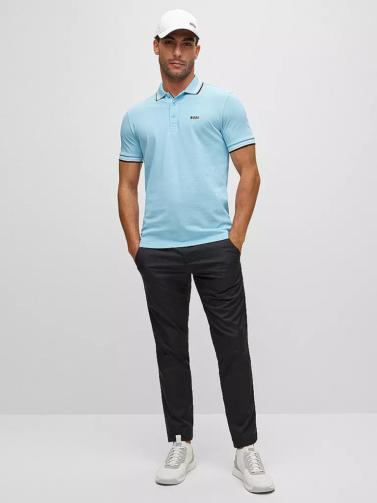 BOSS | Poloshirt Modern Fit PADDY | hellblau