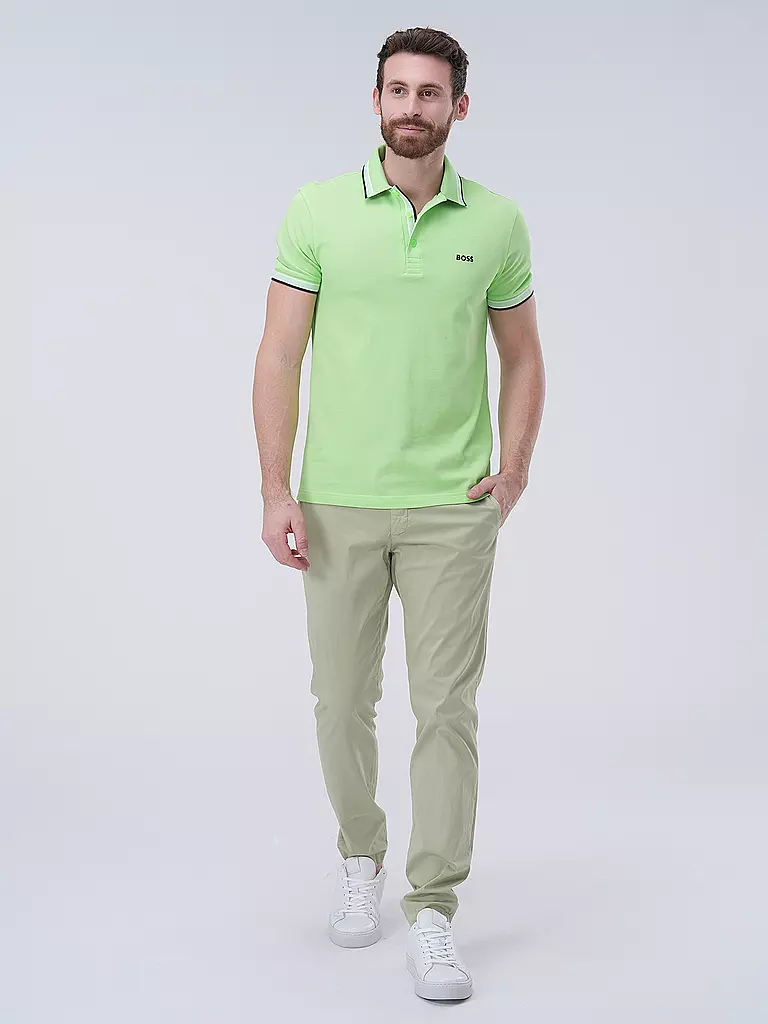 BOSS | Poloshirt Modern Fit PADDY | hellgrün