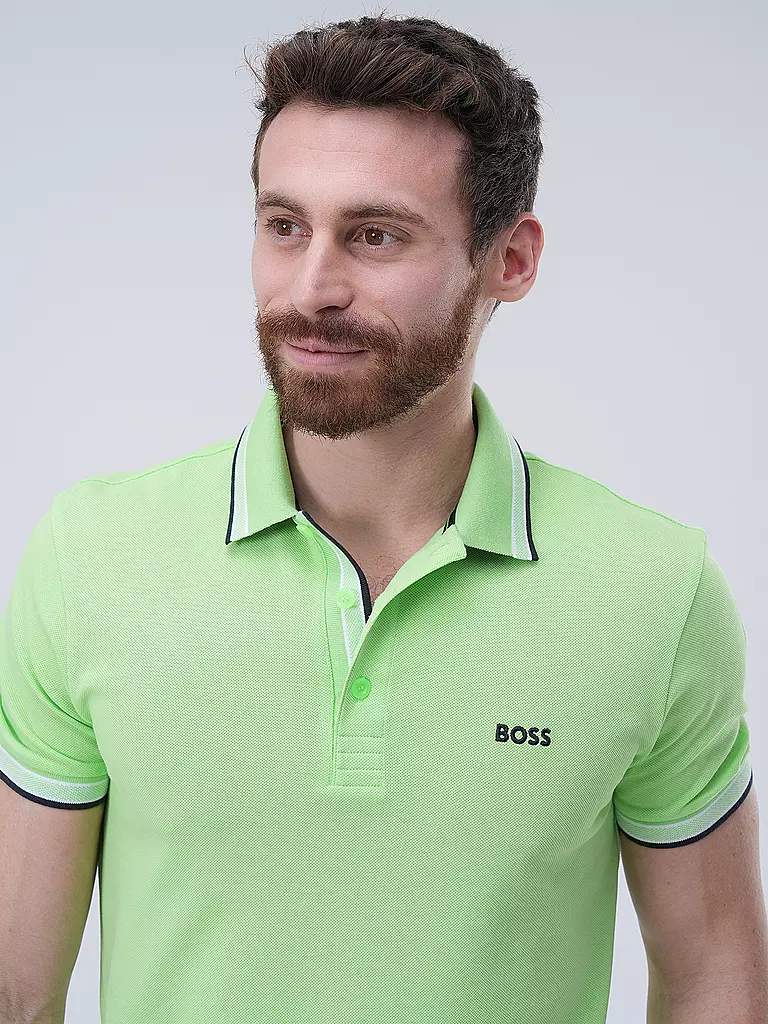 BOSS | Poloshirt Modern Fit PADDY | hellgrün