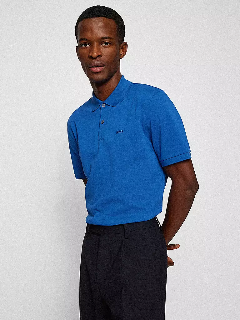 BOSS | Poloshirt Regular Fit PALLAS | blau