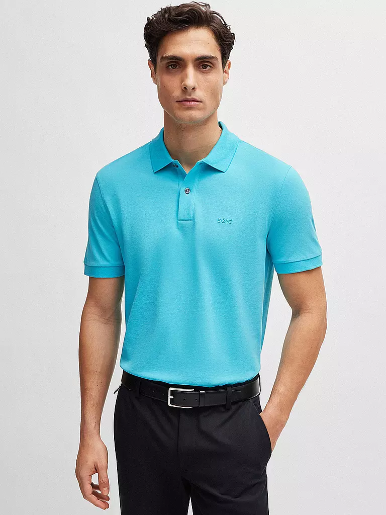 BOSS | Poloshirt Regular Fit PALLAS | türkis