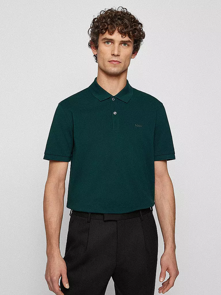 BOSS | Poloshirt Regular Fit PALLAS | grün