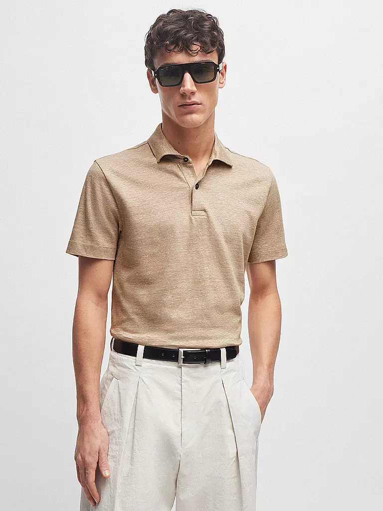 BOSS | Poloshirt Regular FIt PRESS | beige