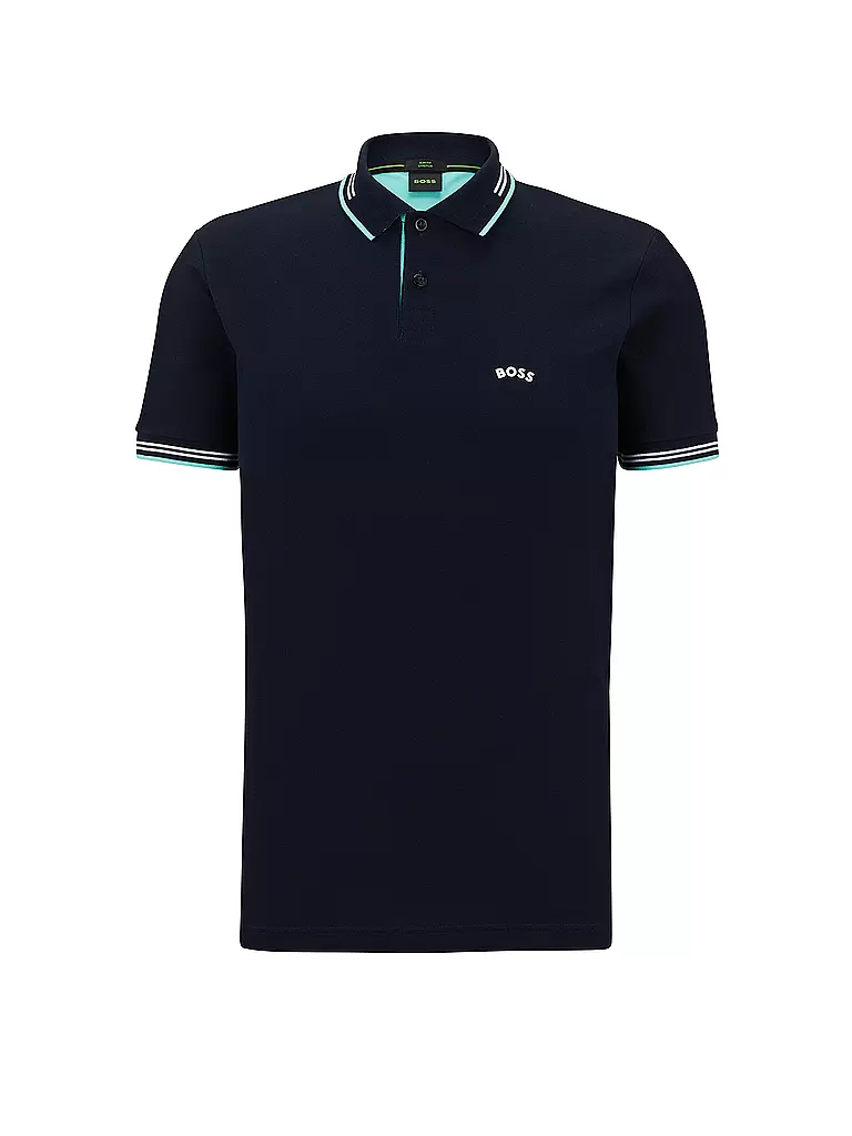 BOSS | Poloshirt Slim Fit PAUL CURVED | dunkelblau