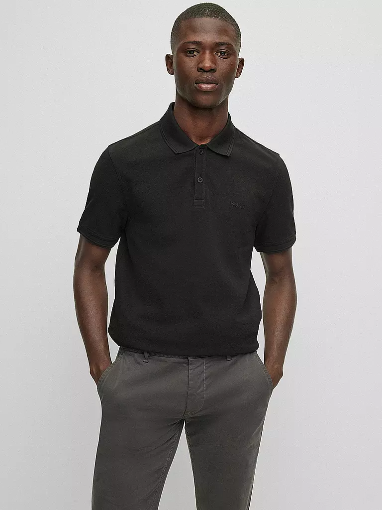 BOSS | Poloshirt Slim Fit PRIME | schwarz